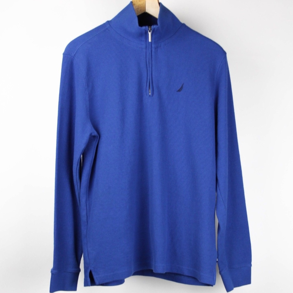 Nautica Kids Shirt 1/4 Zip Mock Turtleneck